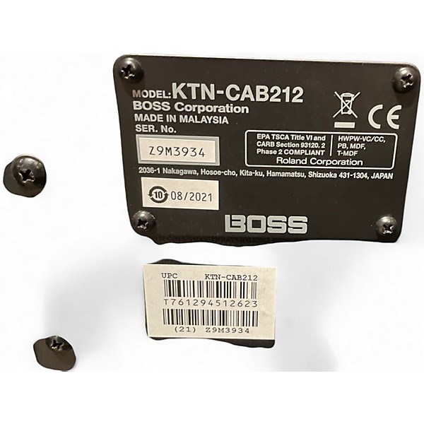 Used 2020s BOSS Katana Cab 212 150W 2X12 Guitar Cabinet