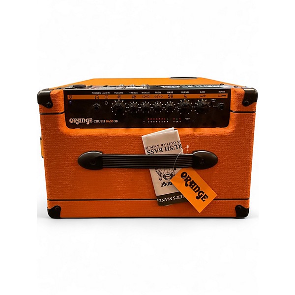 Used Orange Amplifiers Crush Bass 50 Bass Combo Amp