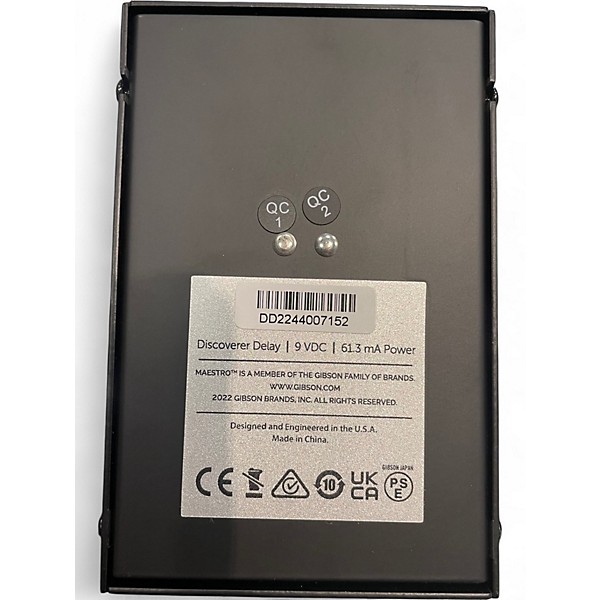 Used Maestro Discoverer Delay Effect Pedal