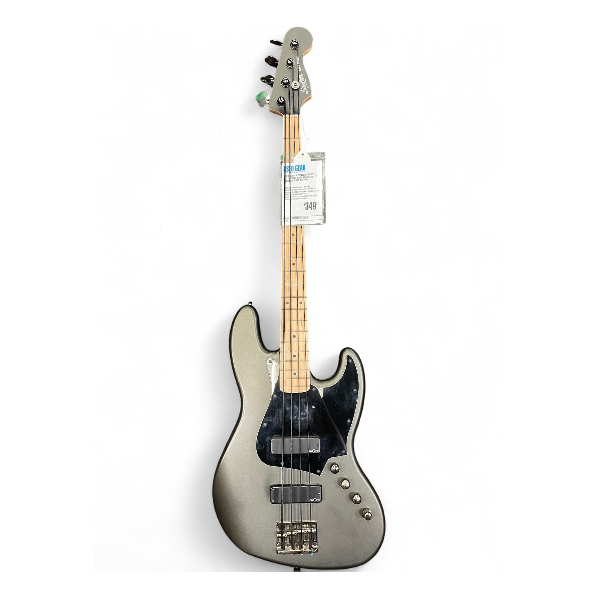 Used Squier Contemporary Active Jazz Bass HH Graphite