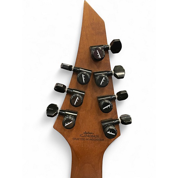 Used Jackson Pro Series Misha Mansoor Signature Juggernaut HT7FM Blue & Silver Solid Body Electric Guitar