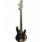 Used Sterling by Music Man Ray4 Satin Black Electric Bass Guitar thumbnail