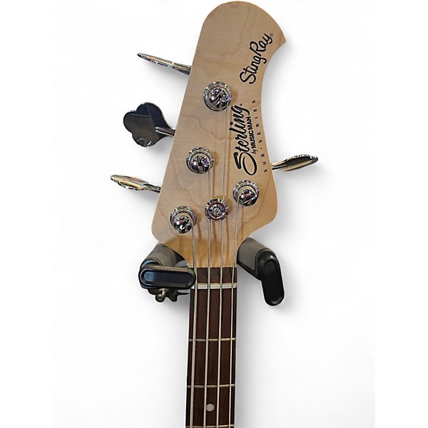 Used Sterling by Music Man Ray4 Satin Black Electric Bass Guitar