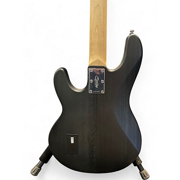Used Sterling by Music Man Ray4 Satin Black Electric Bass Guitar