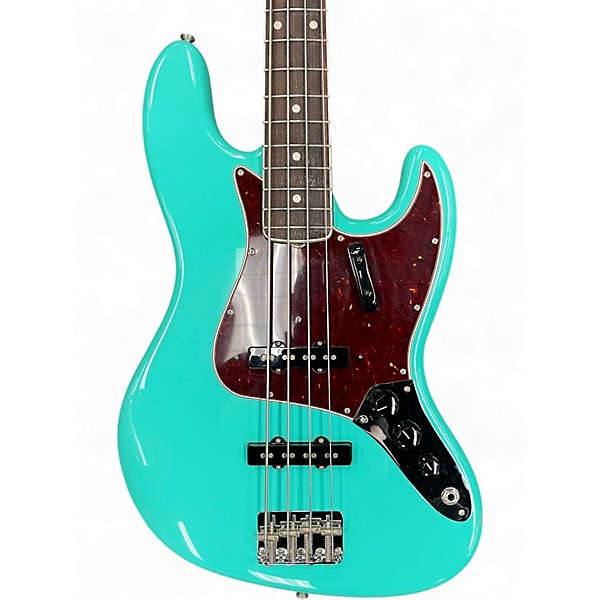 Used Fender American Vintage II 1966 Jazz Bass Surf Green Electric Bass Guitar