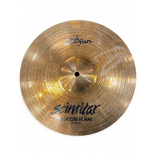 Used Zildjian 13in Scimitar Hi Hat Pair Cymbal