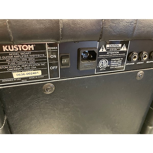 Used 2012 Kustom  66 DART Guitar Combo Amp