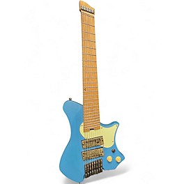 Used Goc Guitars Satya 8 String Blue Solid Body Electric Guitar