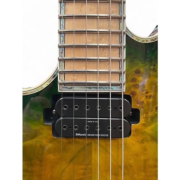 Used B.C. Rich Shredzilla Prophecy Archtop Left-Handed Reptile Eye Electric Guitar