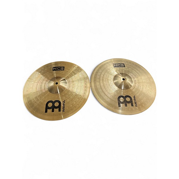 Used MEINL 14in HCS Hi Hat Pair Cymbal