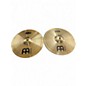Used MEINL 14in HCS Hi Hat Pair Cymbal thumbnail