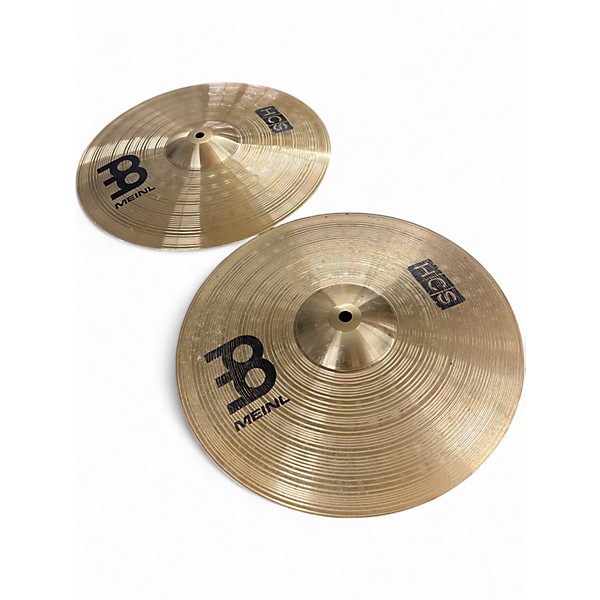 Used MEINL 14in HCS Hi Hat Pair Cymbal