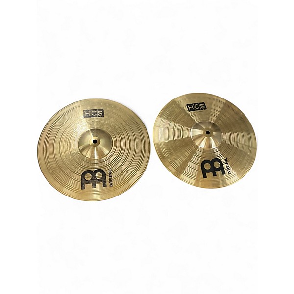 Used MEINL 14in HCS Hi Hat Pair Cymbal
