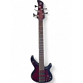 Used Yamaha trbx605fm Crimson Red Trans Electric Bass Guitar
