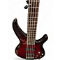 Used Yamaha trbx605fm Crimson Red Trans Electric Bass Guitar