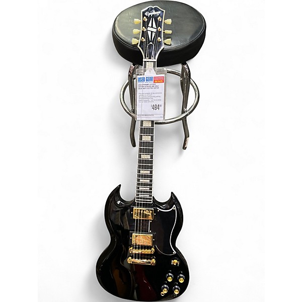 ギター Epiphone lespaul custom Sg Used Epiphone Les Paul Custom SG Black and Gold Solid Body