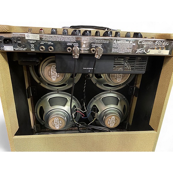 Used Peavey Classic 50 50W 4x10 Tube Guitar Combo Amp