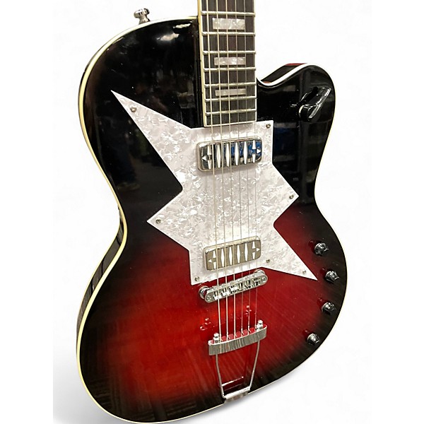 Used Airline RS II RedBurst Solid Body Electric Guitar