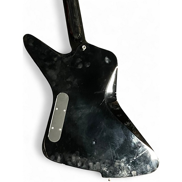 Used Washburn PXZ 200B PARALLAXE Black and Silver Solid Body Electric Guitar