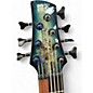 Used Ibanez SRAS7 Cosmic Blue Starburst Electric Bass Guitar
