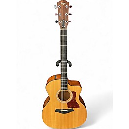 Used Taylor 114CE Natural Acoustic Electric Guitar