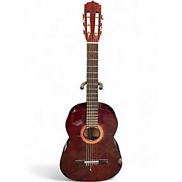 Used Madeira By Guild GC10WR Red Classical Acoustic Guitar