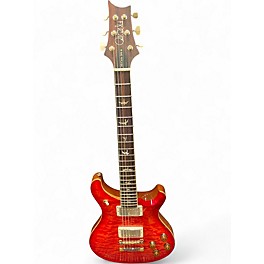 Used PRS McCarty 594 10 Top BLOOD ORANGE Solid Body Electric Guitar