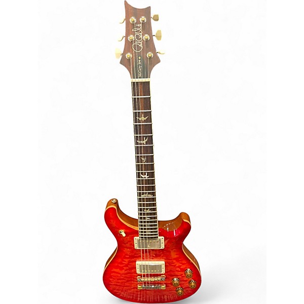Used PRS McCarty 594 10 Top BLOOD ORANGE Solid Body Electric Guitar