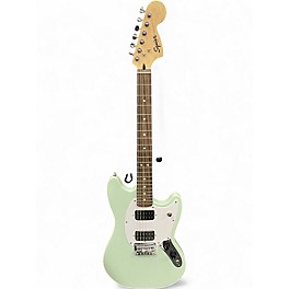 Used Squier Sonic Mustang Surf Green Solid Body Electric Guitar