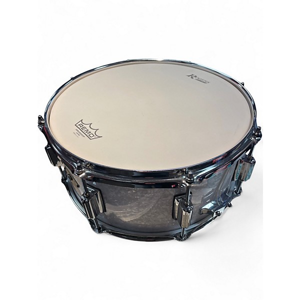 Used Rogers 6.5X14 Power tone Dyna-Sonic Pearl White Drum