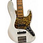 Used 2019 Fender American Ultra Jazz Bass V Arctic Pearl Electric Bass Guitar