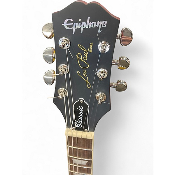 Used Epiphone Les Paul Classic Orange Solid Body Electric Guitar