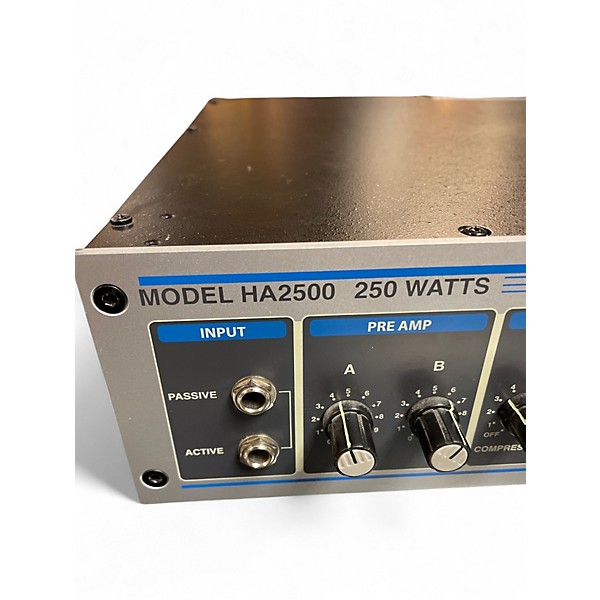Used Hartke HA2500 Bass Amp Head