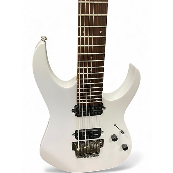 Used Ibanez RG1527 7 String PEARL WHITE Solid Body Electric Guitar