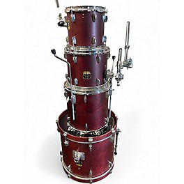Used Yamaha 4 Piece Stage Custom Red Drum Kit