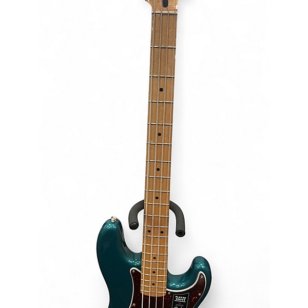 Used 2022 Fender Player Precision Bass Ocean Turquoise Electric Bass Guitar