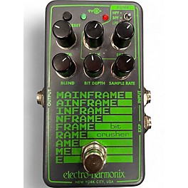 Used Electro-Harmonix Mainframe Bit Crusher Effects Pedal Gray Effect Pedal