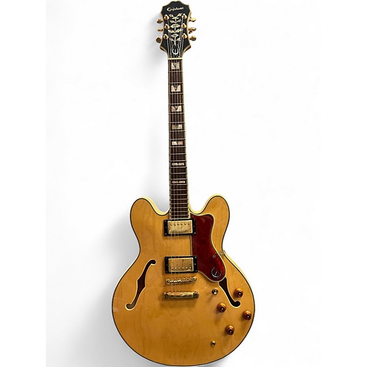 Used Epiphone Sheraton II Natural Hollow Body Electric Guitar