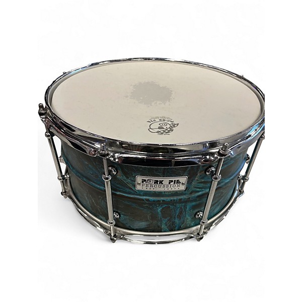 Used Pork Pie 7X13 BRASS PATINA 13X7 BRASS PATINA Drum