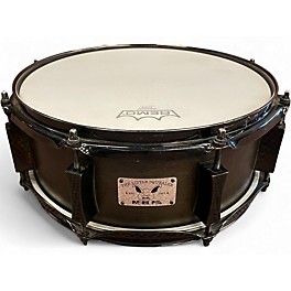 Used Pork Pie 4X12 Little Squealer Snare Trans Black Drum