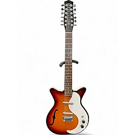 Used Danelectro 12SDC 12-String SUNBURST Solid Body Electric Guitar