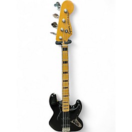 Used Squier Classic Vibe 70s Jazz Bass Black Electric Bass Guitar
