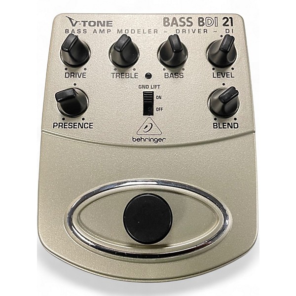 ■BEHRINGER　BDI 21ベースエフェクター Behringer BDI21 V-Tone Bass Driver Bass Amp Modeler/Direct