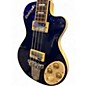 Used Italia maranello blue sparkle Electric Bass Guitar