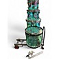 Used DW 4 Piece Design Series Acrylic Sea Glass Drum Kit