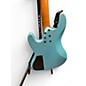 Used Balaguer Goliath Shape Custom Build Metallic Lake Placid Blue Electric Bass Guitar