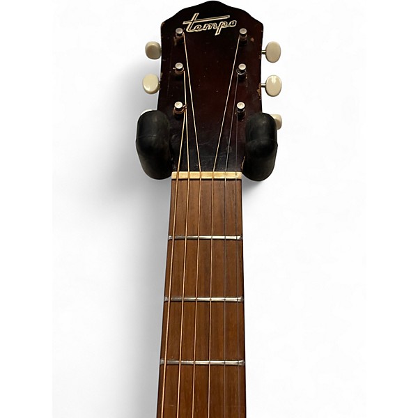 Used 1950s Kay TEMPO K32 Brown Sunburst Acoustic Guitar