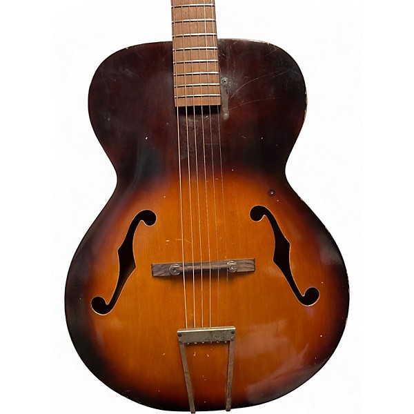 Used 1950s Kay TEMPO K32 Brown Sunburst Acoustic Guitar