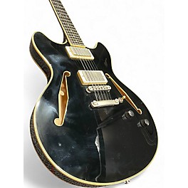 Used D'Angelico EXCEL DC TOUR Black Hollow Body Electric Guitar