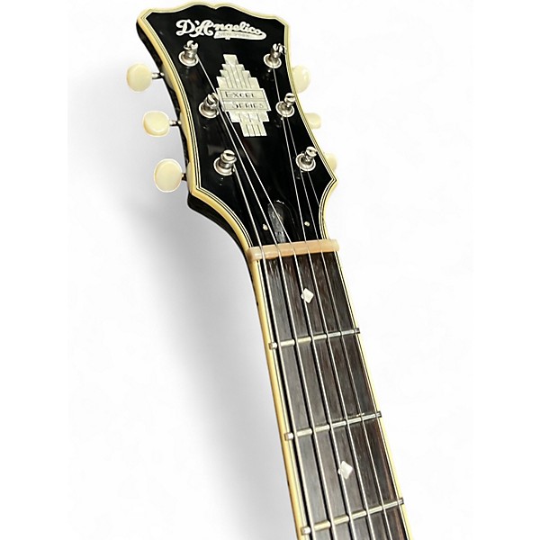 Used D'Angelico EXCEL DC TOUR Black Hollow Body Electric Guitar